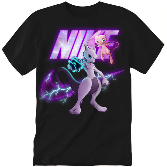 Anime Gift For Mewtwo Fan Pokemon Adult And Kid Tshirt