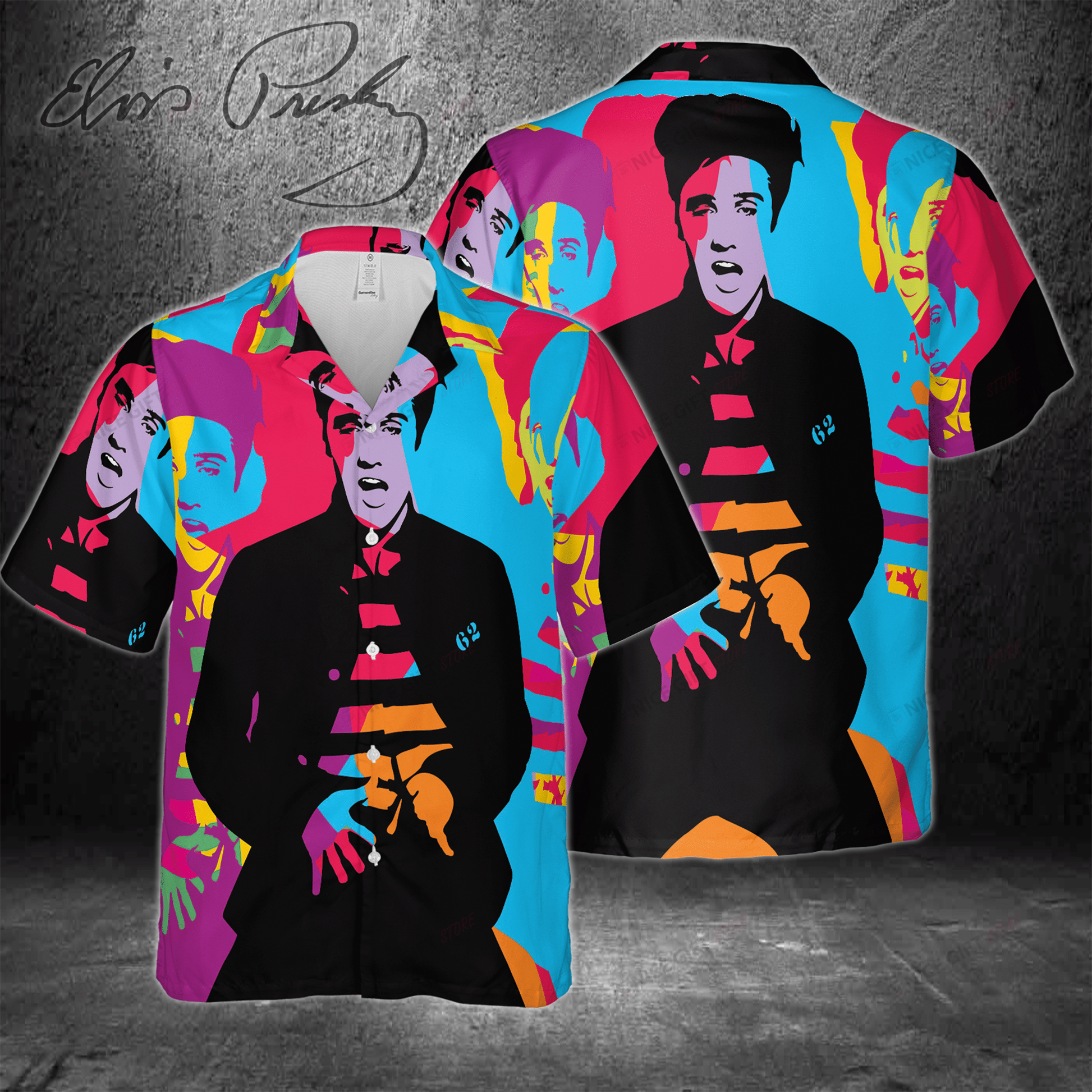 Elvis Presley Hawaiian 3D Shirt 3HS-M5D9