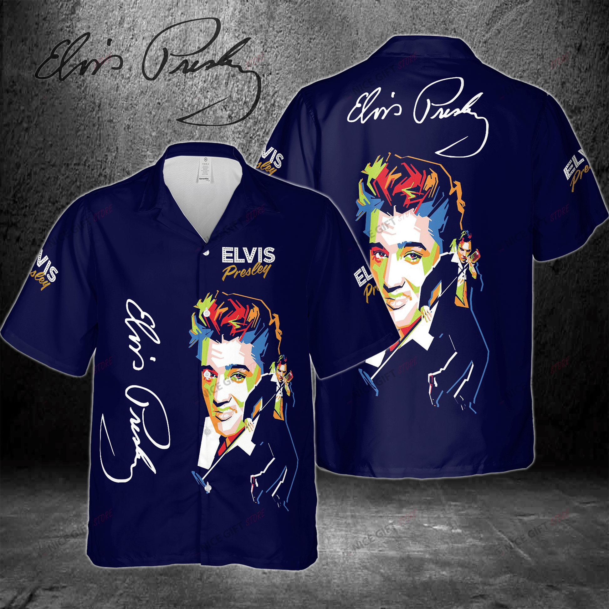 Elvis Presley Hawaiian 3D Shirt 3HS-X8A1