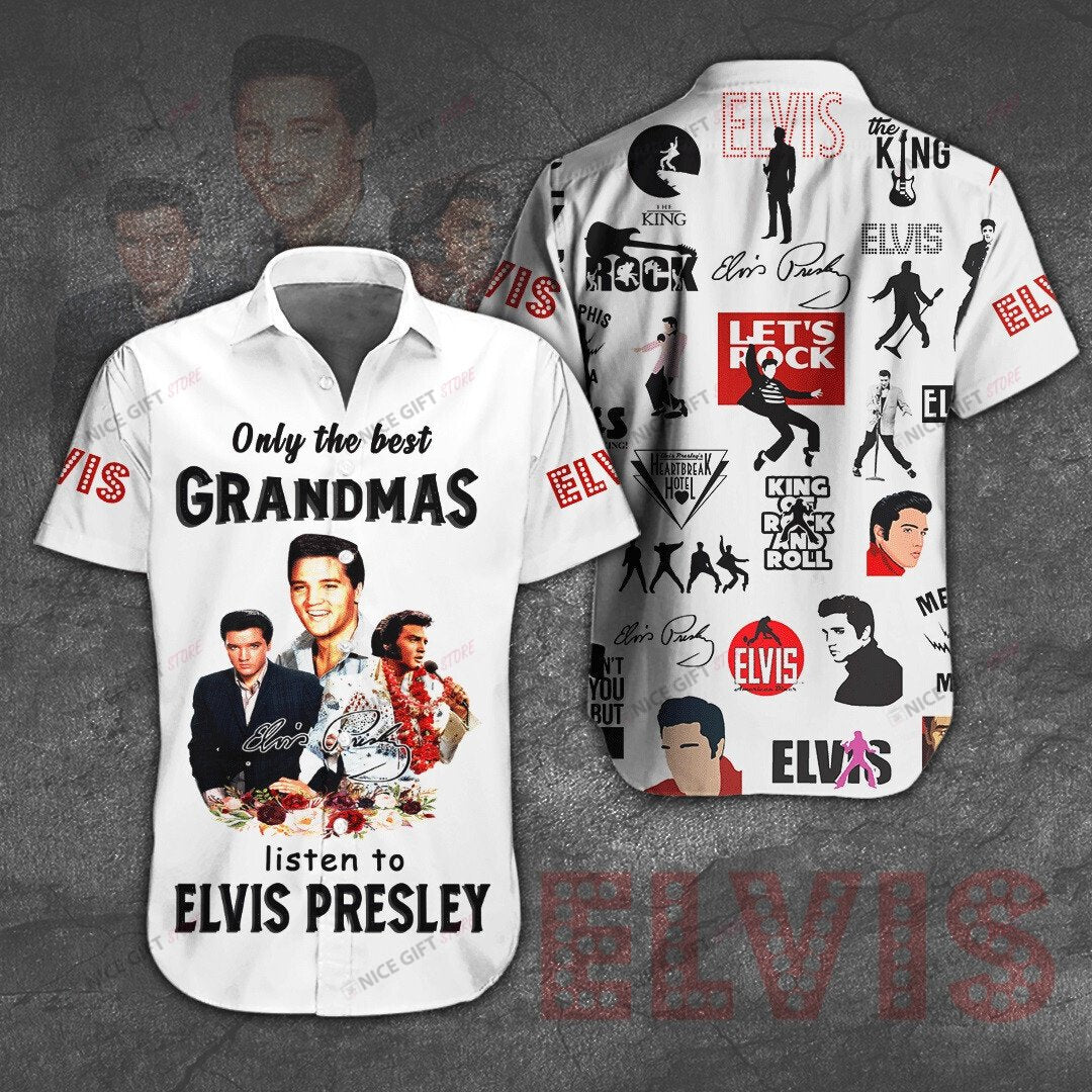 Elvis Presley Hawaiian 3D Shirt 3HS-P8F4