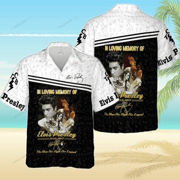 In Loving Memory Of Elvis Presley Hawaiian 3D Shirt 3HS-K0G8