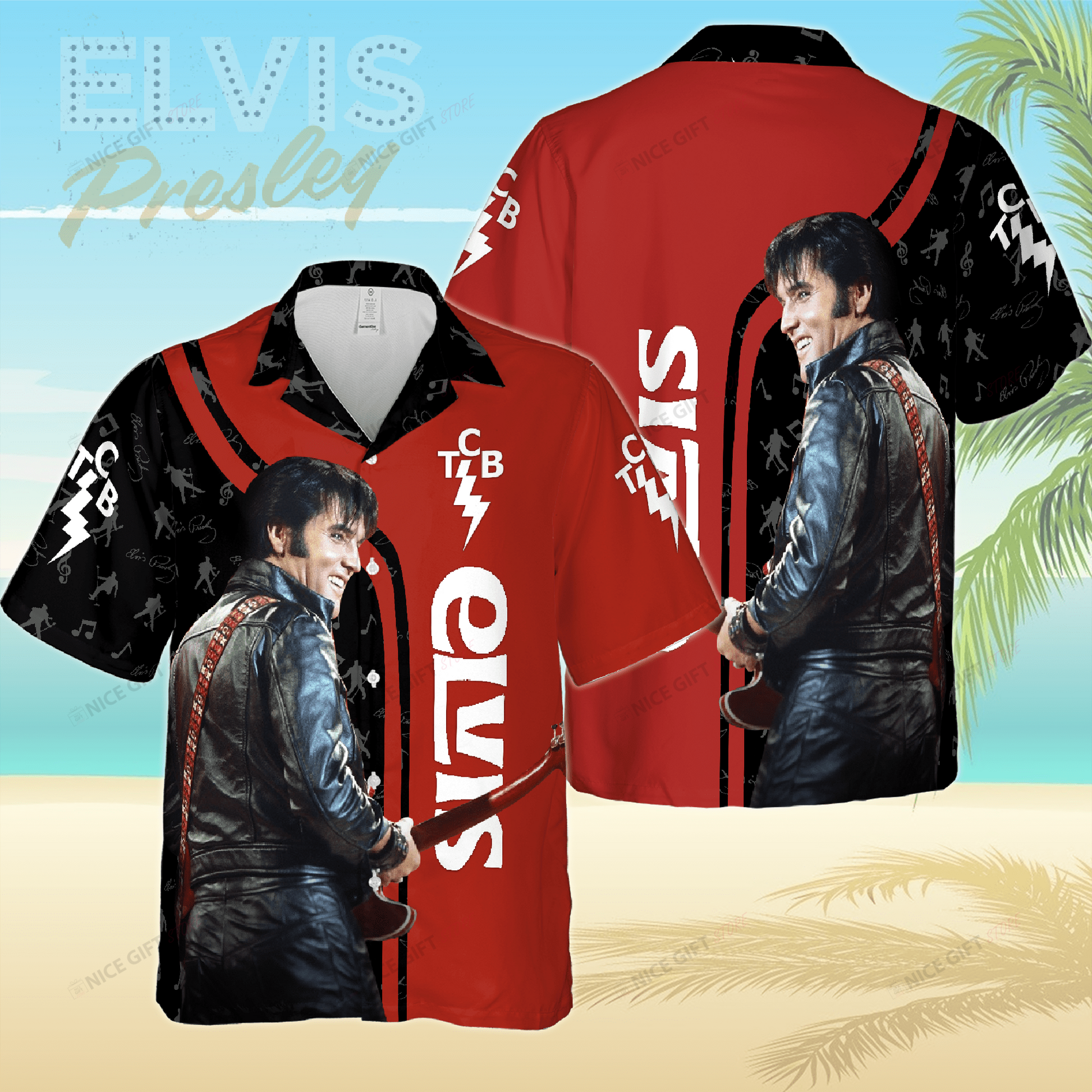 Elvis Presley Hawaiian 3D Shirt 3HS-J2V8