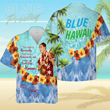 Elvis Presley Blue Hawaiian 3D Shirt 3HS-A4T6