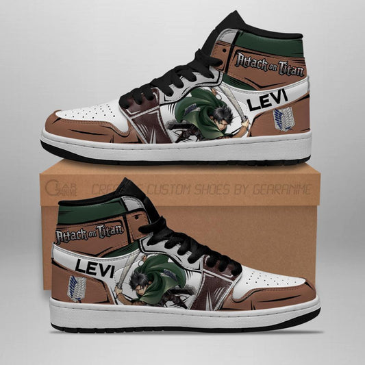 Captain Levi Ackerman J1 Sneakers Anime MN08