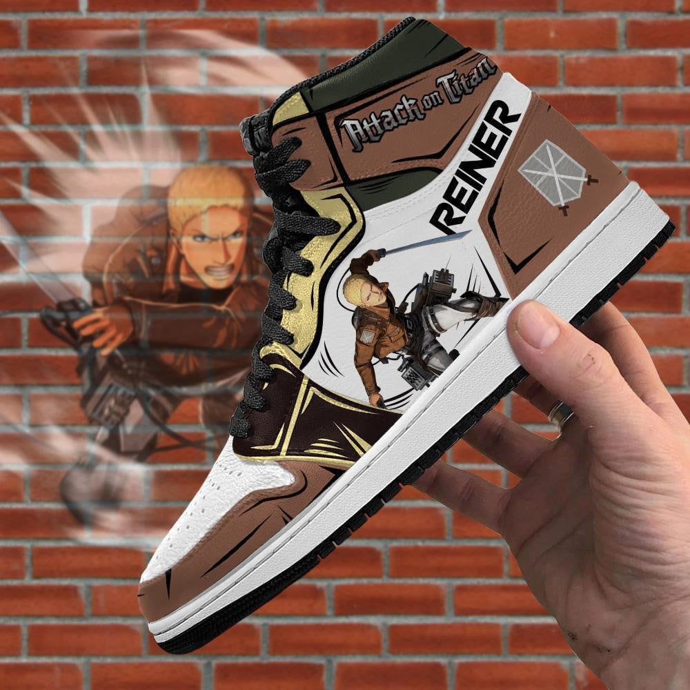 Reiner Braun J1 Sneakers Anime Shingeki MN08