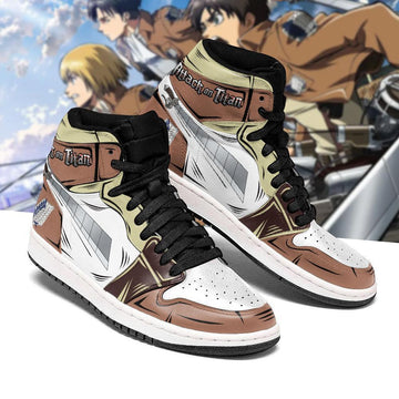 Shingeki Gun Sword J1 Sneakers Custom AOT MN08