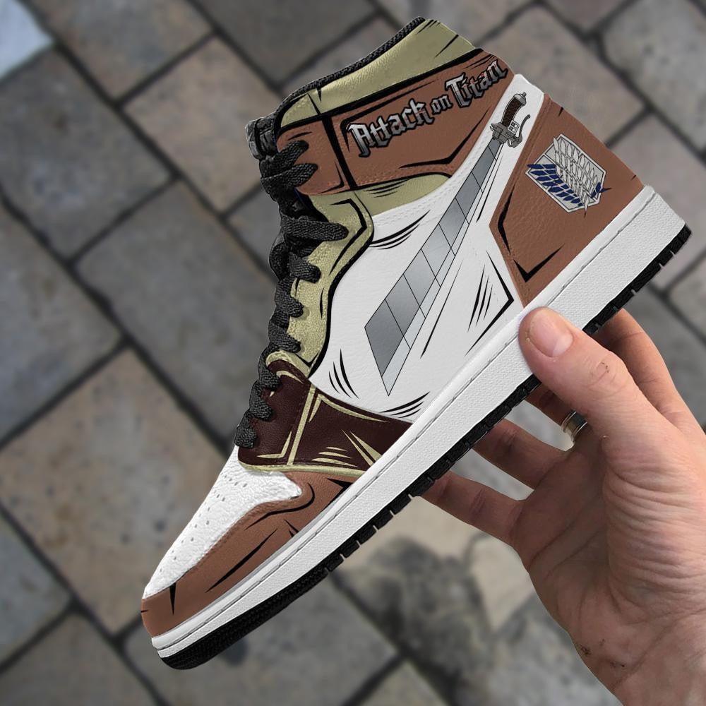 Shingeki Gun Sword J1 Sneakers Custom AOT MN08