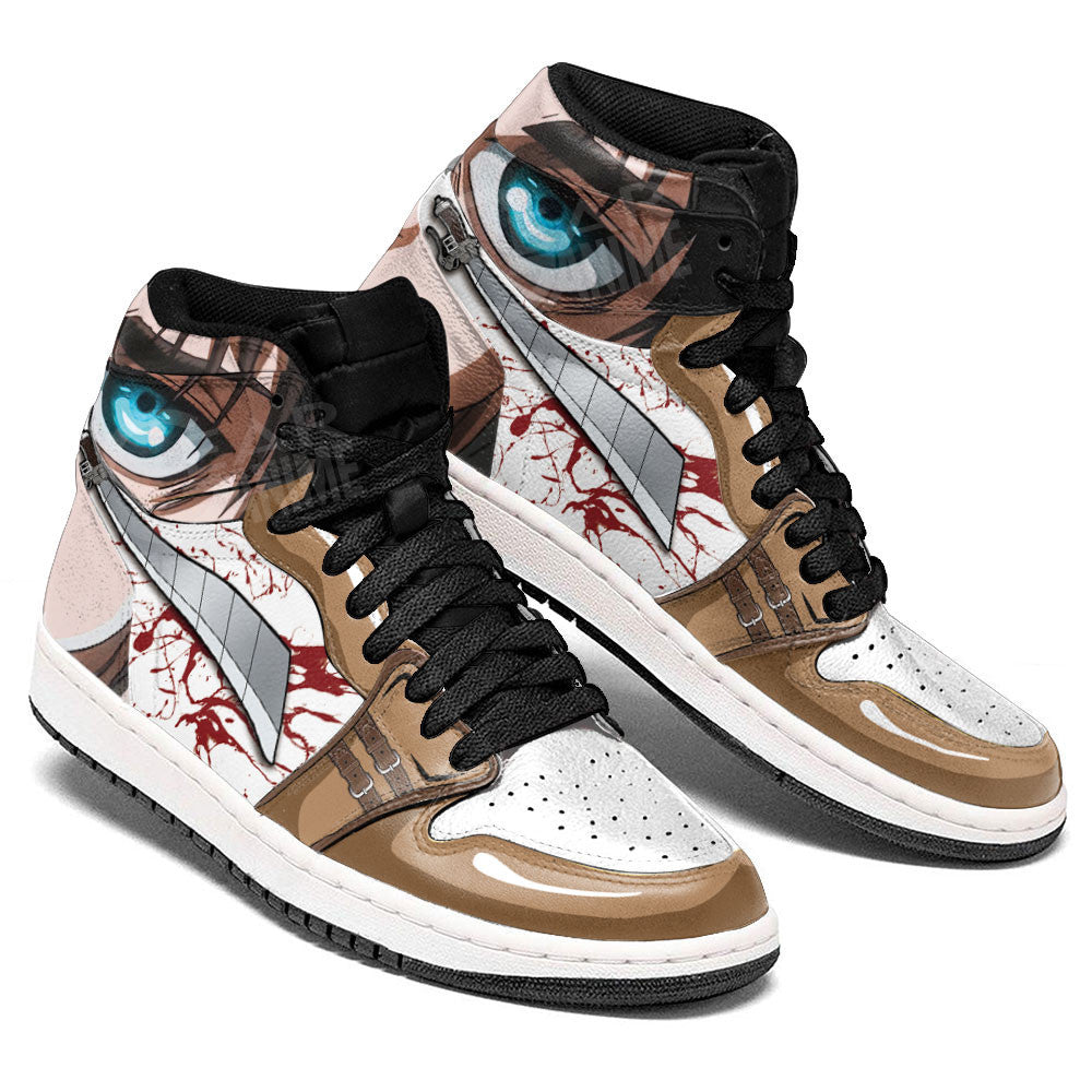 Eren Yeager J1 Sneakers Anime Shingeki MN13