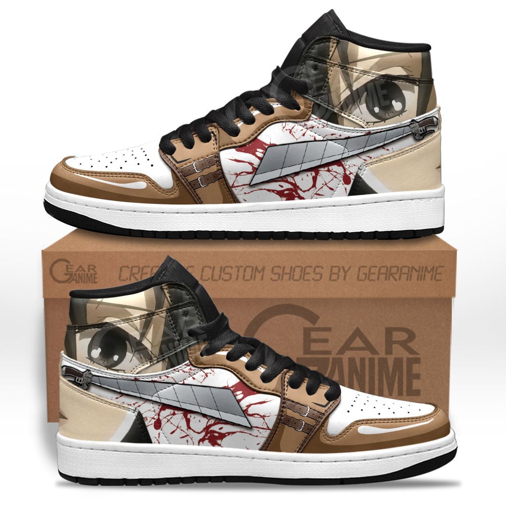 Mikasa Ackerman J1 Sneakers Anime Shingeki MN13