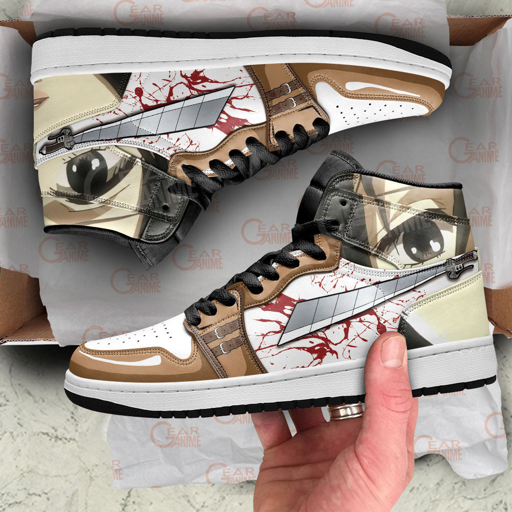 Mikasa Ackerman J1 Sneakers Anime Shingeki MN13