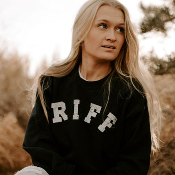 RIFF College Raglan Crew Neck Sweater