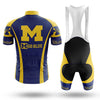 Foxnfish| University Of Michigan Sleeve Cycling Kit