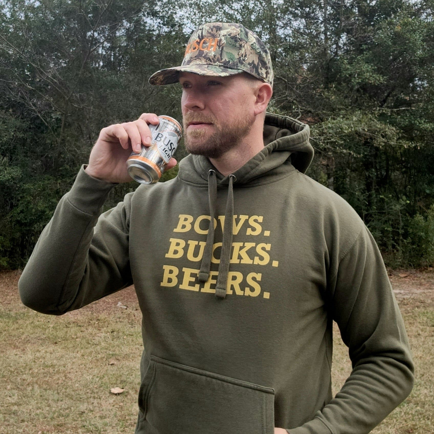 Bows, Bucks, Beers Hoodie