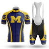 Foxnfish| University Of Michigan Sleeve Cycling Kit