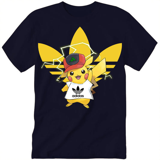 Gift For Anime Lover Pokemon Pikachu Thunder Adult And Kid Tshirt