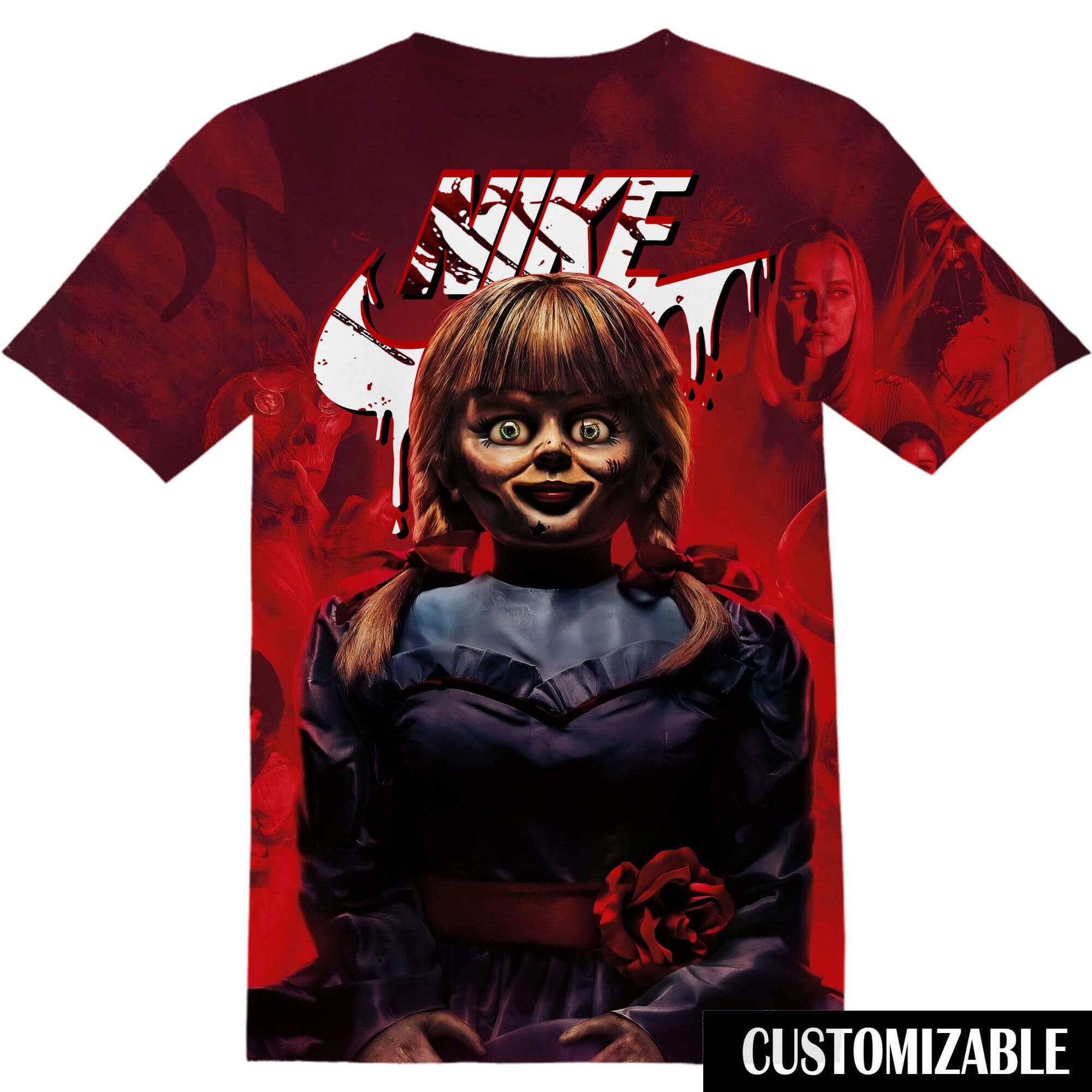 Halloween Horror Annabelle Tshirt Adult And Kid Tshirt