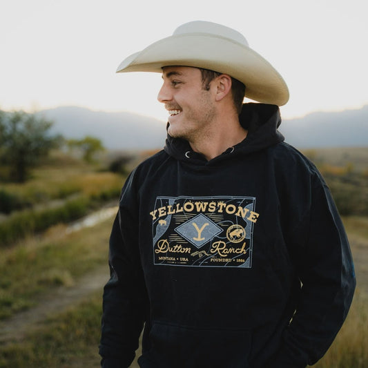 Yellowstone Dutton Ranch Badge Hoodie