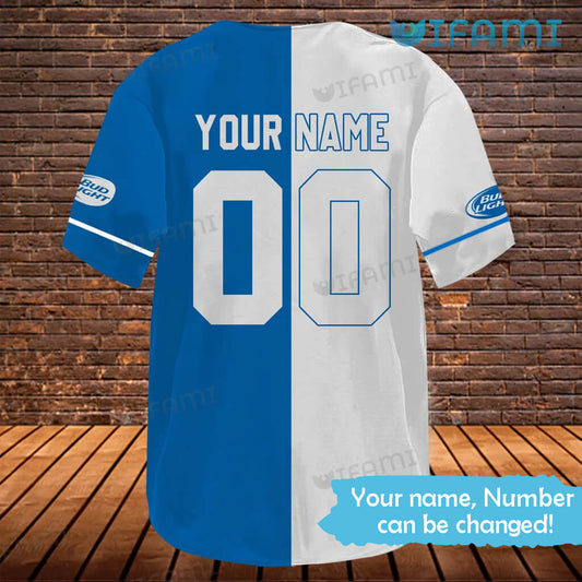 Cheerstee Bud Light Baseball Jersey Custom Name Number Beer Lovers Gift - Personalized Gifts: Family, Sports, Occasions, Trending