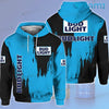 Bud Light Hoodie 3D Black And Blue Beer Lovers Gift - Personalized Gifts: Family, Sports, Occasions, Trending