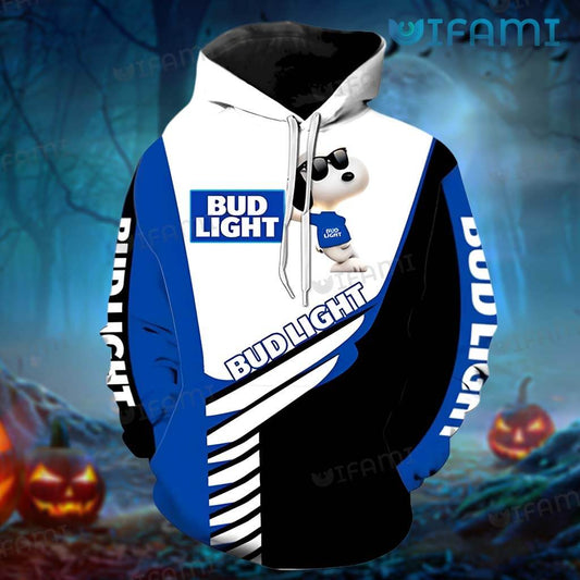 Bud Light Hoodie 3D Snoopy Gift For Beer Lovers - Personalized Gifts: Family, Sports, Occasions, Trending