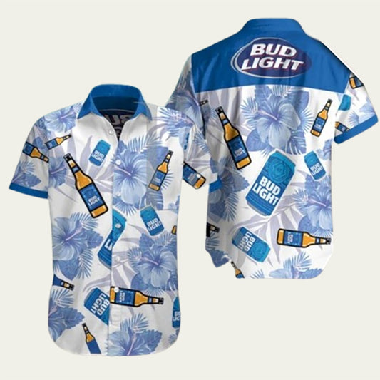 Bud Light Beer Hawaiian Shirt