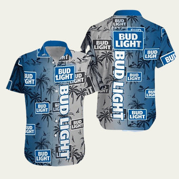 Bud Light Beer Summer Hawaiian Shirt