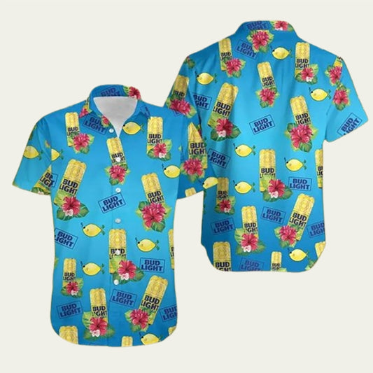 Bud Light Lemonade Hawaiian Shirt