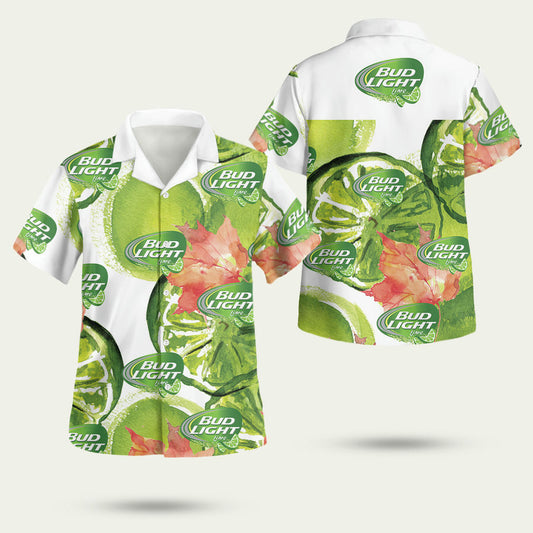 Bud Light Lime Beer Hawaiian Shirt