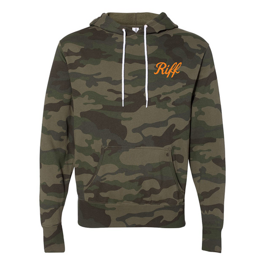 The Whiskey Riff Ultra-Soft Camo Hoodie (Unisex)