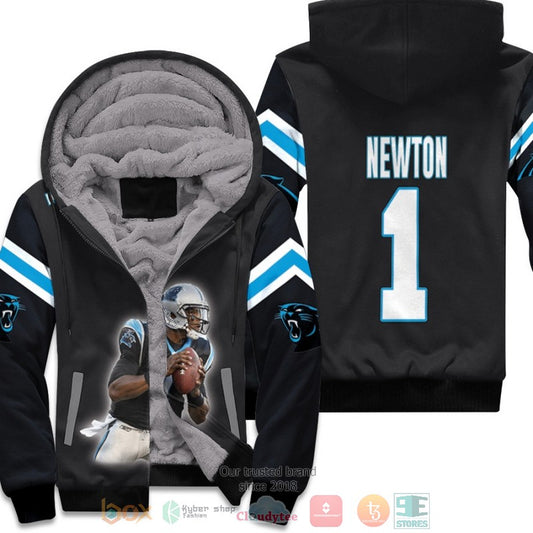 Carolina Panthers Cam Newton 1 Nfl Black Fleece Hoodie - Hot Sale 2024