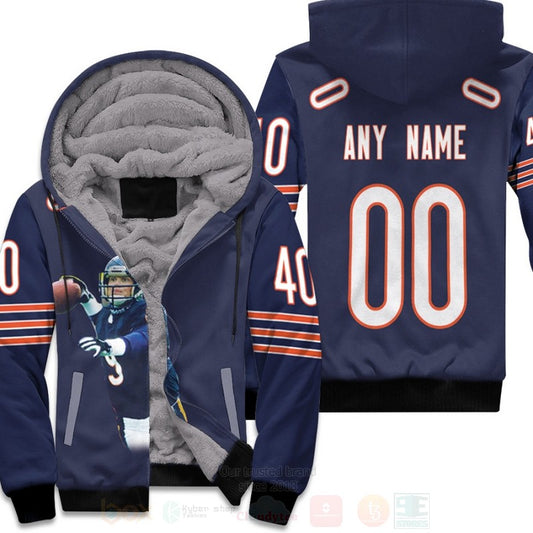 Chicago Bears Jim Mcmahon 9 Nfl Navy Personalized 3D Fleece Hoodie - Hot Sale 2024