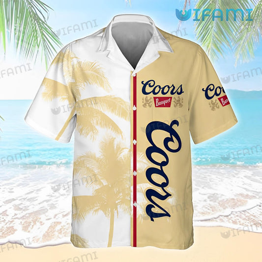 Coors Banquet Hawaiian Shirt Tropical Beer Lovers Gift - Personalized Gifts: Family, Sports, Occasions, Trending