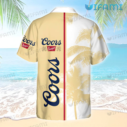 Coors Banquet Hawaiian Shirt Tropical Beer Lovers Gift - Personalized Gifts: Family, Sports, Occasions, Trending