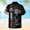 Coors Light Hawaiian Shirt Skull Smoke Beer Lovers Gift - Personalized Gifts: Family, Sports, Occasions, Trending