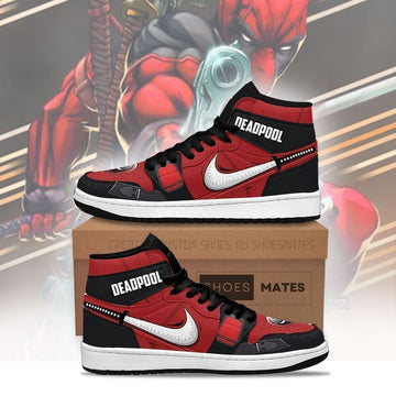 Deadpool Air Jordan 1 High Top Shoes