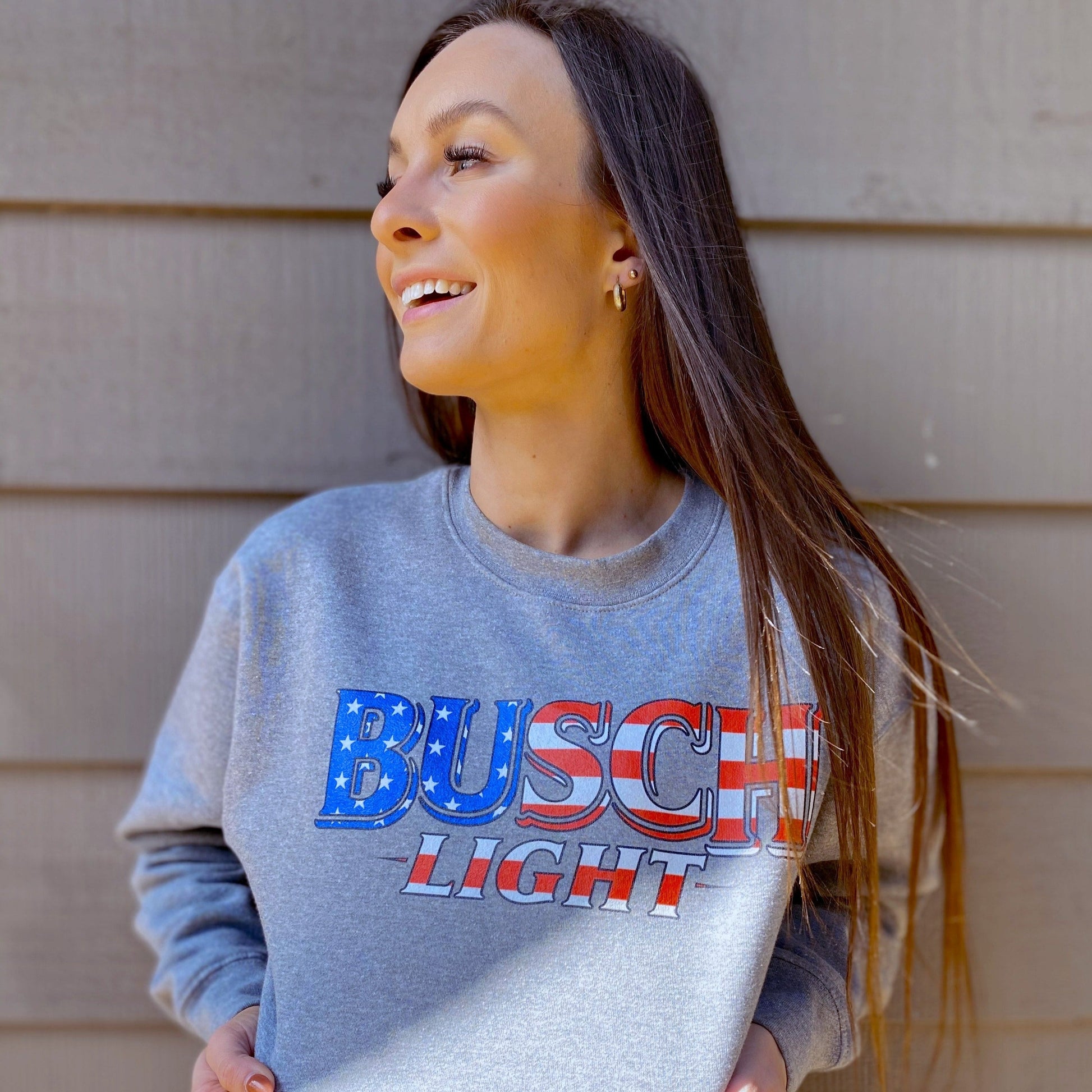 Busch Light Stars & Stripes Crewneck Sweatshirt