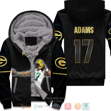 Green Bay Packers Davante Adams 17 Nfl Black Fleece Hoodie - Hot Sale 2024