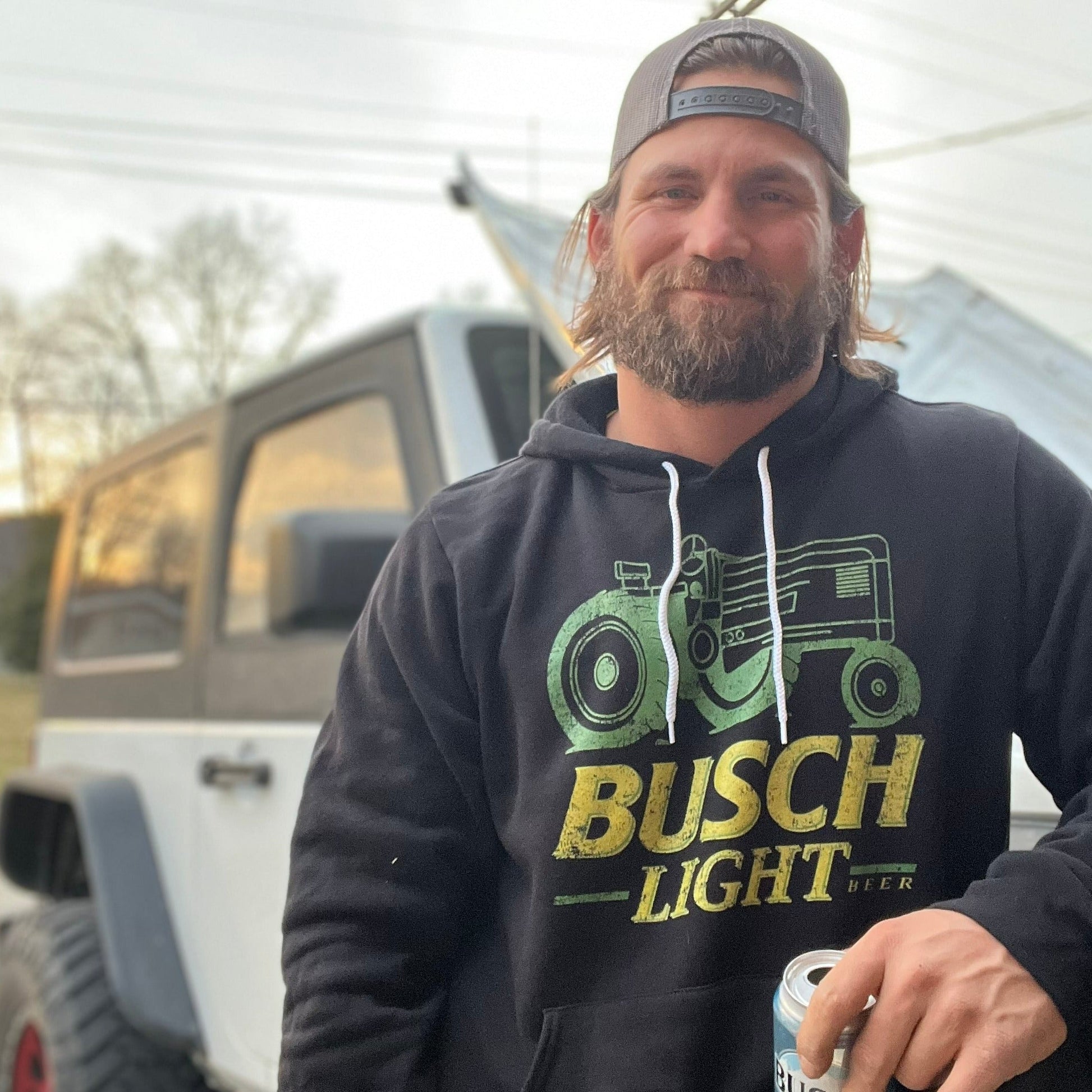 Busch Light Tractor Hoodie