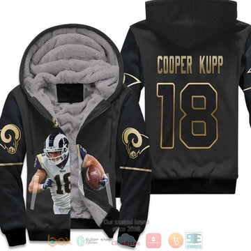 Los Angeles Rams Cooper Kupp 18 Nfl Black Gold Fleece Hoodie - Hot Sale 2024