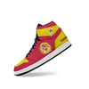 Custom Name DC Wonder Woman Neon Logo Air Jordan 1 High Top Shoes