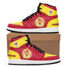 Custom Name DC Wonder Woman Neon Logo Air Jordan 1 High Top Shoes