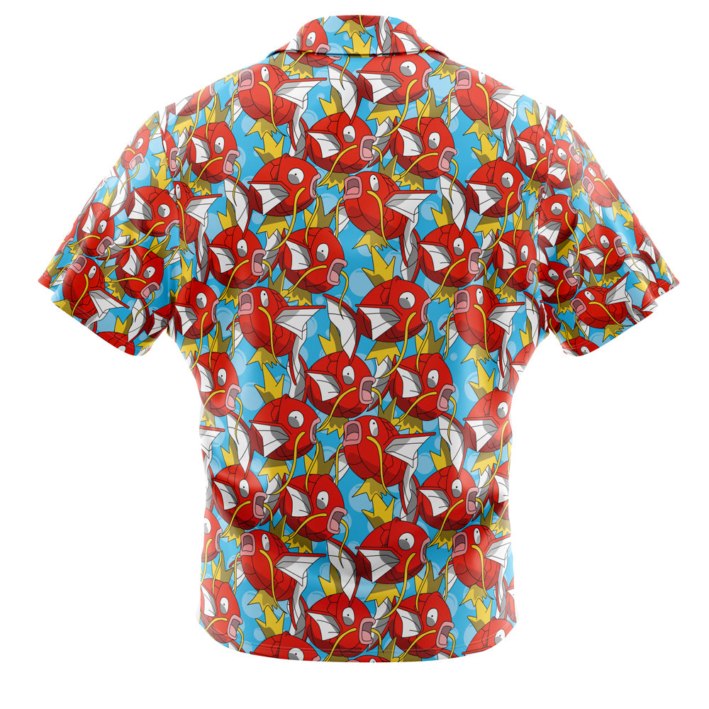 Magikarp Pokemon Button Up Hawaiian Shirt