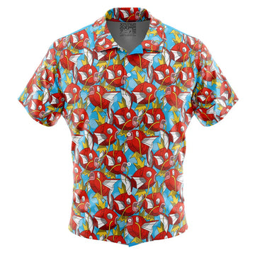 Magikarp Pokemon Button Up Hawaiian Shirt