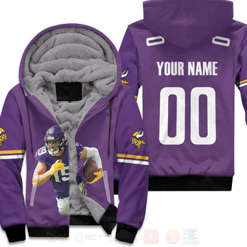 Minnesota Vikings Adam Thielen 19 Nfl Personalized 3D Fleece Hoodie - Hot Sale 2024