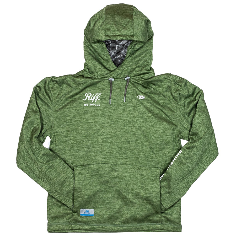 RIFF Outdoors Mossy Oak Performance Fishing Hoodie