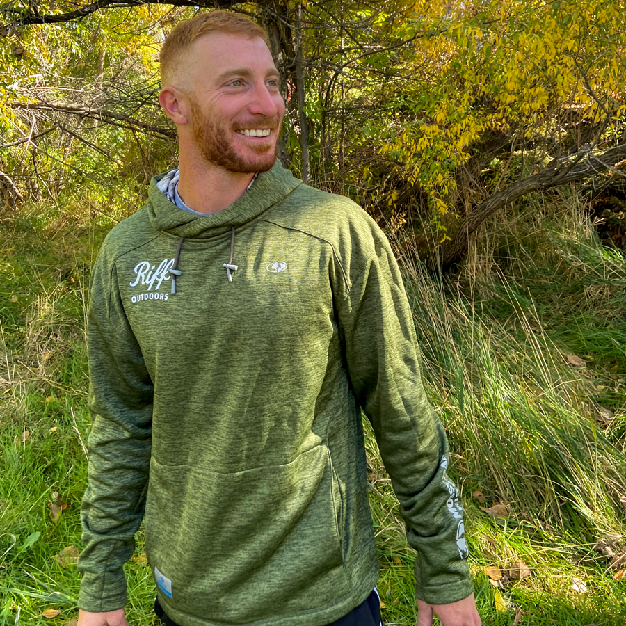 RIFF Outdoors Mossy Oak Performance Fishing Hoodie