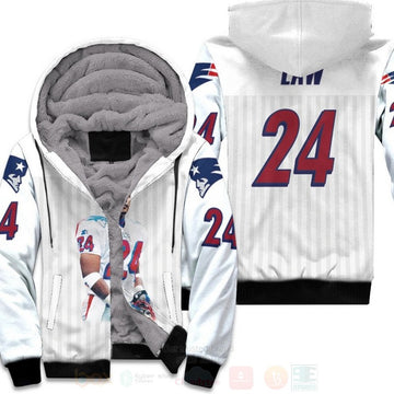 New England Patriots Ty Law 24 Nfl 1995 Legacy White 3D Fleece Hoodie - Hot Sale 2024