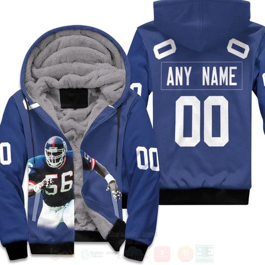 New York Giants Lawrence Taylor 56 Nfl Royal Personalized 3D Fleece Hoodie - Hot Sale 2024