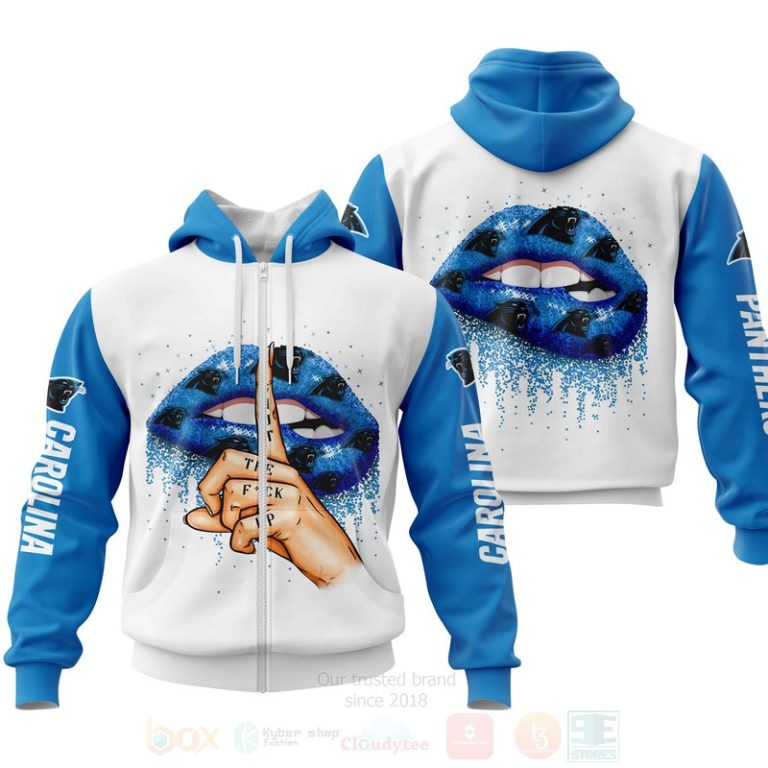 Nfl Carolina Panthers Lips Personalized 3D Hoodie, Zip Hoodie - Hot Sale 2024