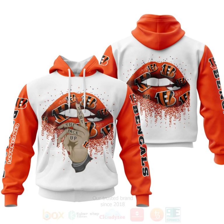 Nfl Cincinnati Bengals Lips Personalized 3D Hoodie, Zip Hoodie - Hot Sale 2024